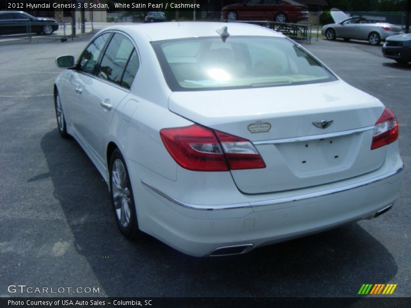 White Satin Pearl / Cashmere 2012 Hyundai Genesis 3.8 Sedan