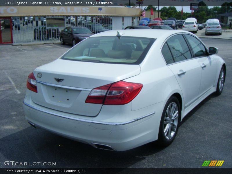 White Satin Pearl / Cashmere 2012 Hyundai Genesis 3.8 Sedan