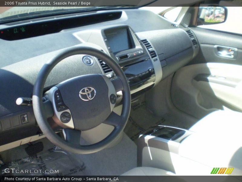 Seaside Pearl / Beige 2006 Toyota Prius Hybrid