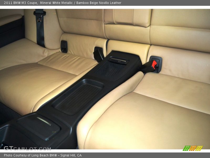 Mineral White Metallic / Bamboo Beige Novillo Leather 2011 BMW M3 Coupe