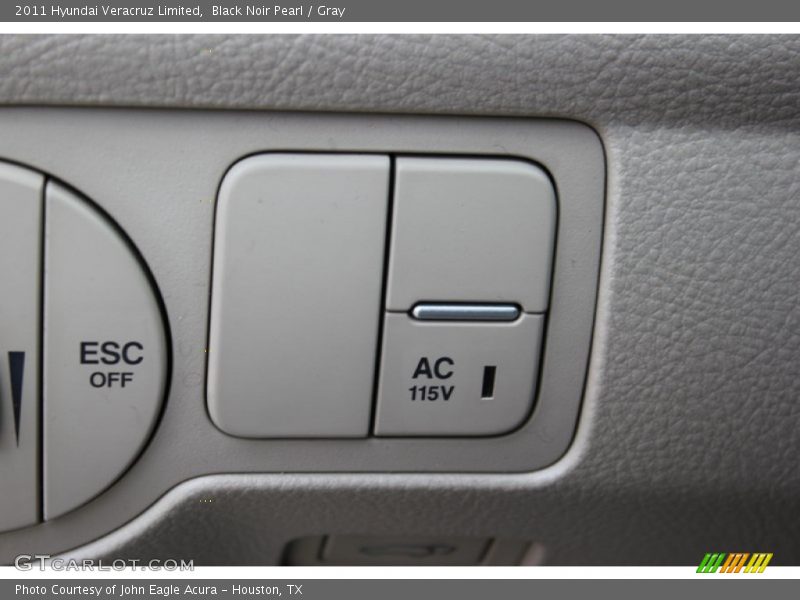 Black Noir Pearl / Gray 2011 Hyundai Veracruz Limited
