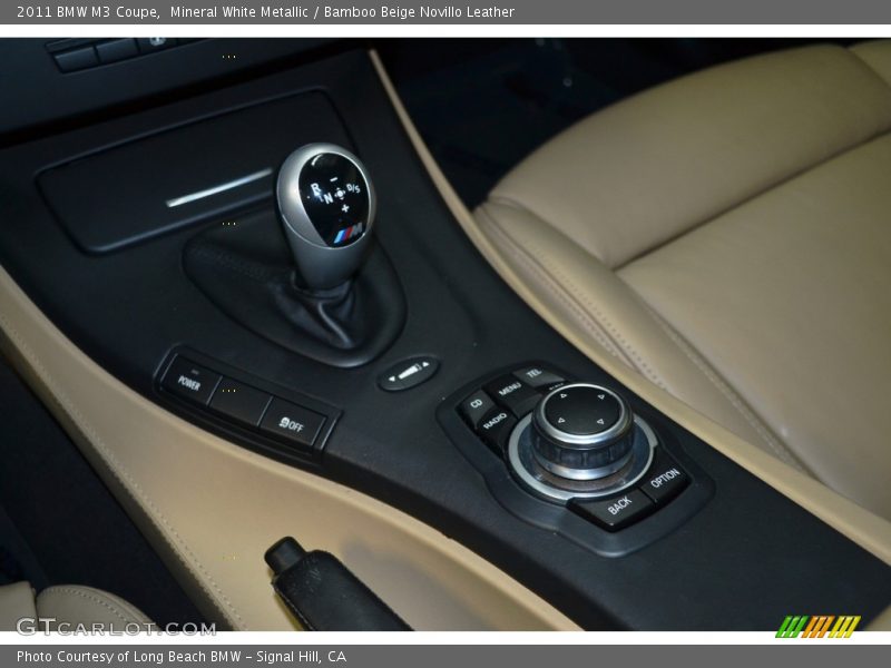 Mineral White Metallic / Bamboo Beige Novillo Leather 2011 BMW M3 Coupe