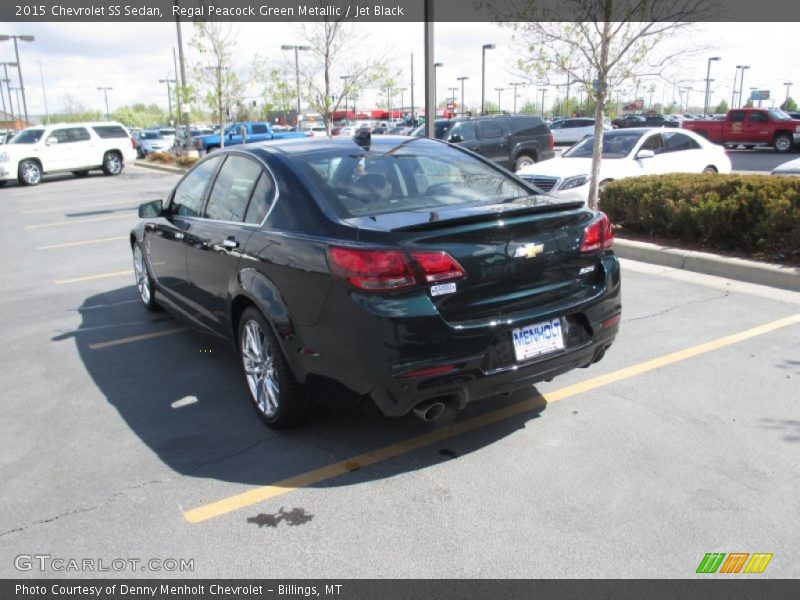 Regal Peacock Green Metallic / Jet Black 2015 Chevrolet SS Sedan