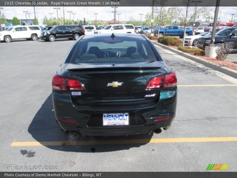 Regal Peacock Green Metallic / Jet Black 2015 Chevrolet SS Sedan