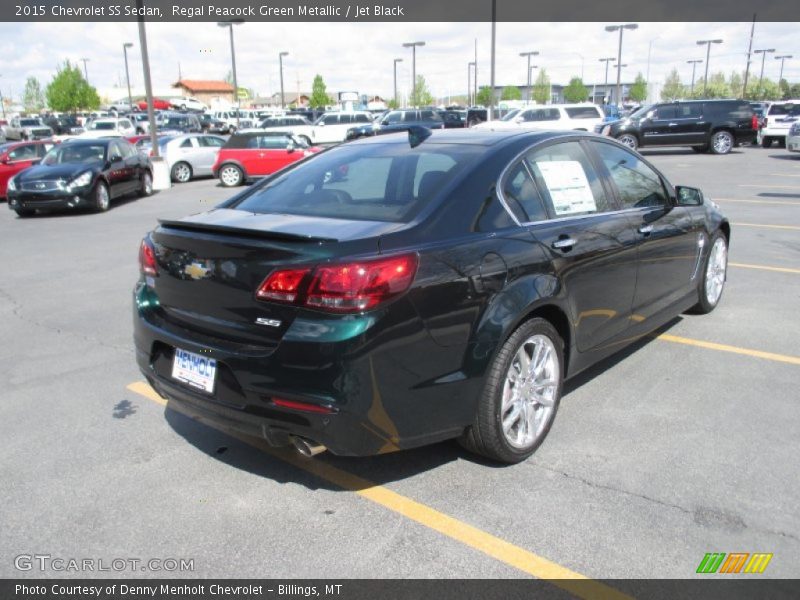 Regal Peacock Green Metallic / Jet Black 2015 Chevrolet SS Sedan