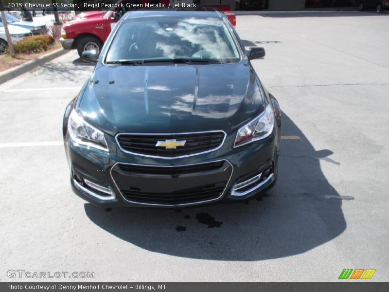 Regal Peacock Green Metallic / Jet Black 2015 Chevrolet SS Sedan