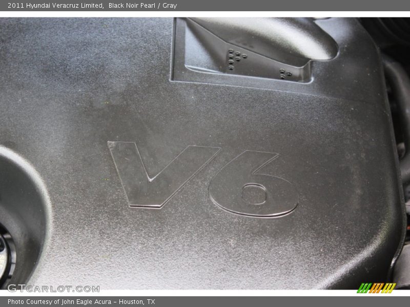 Black Noir Pearl / Gray 2011 Hyundai Veracruz Limited