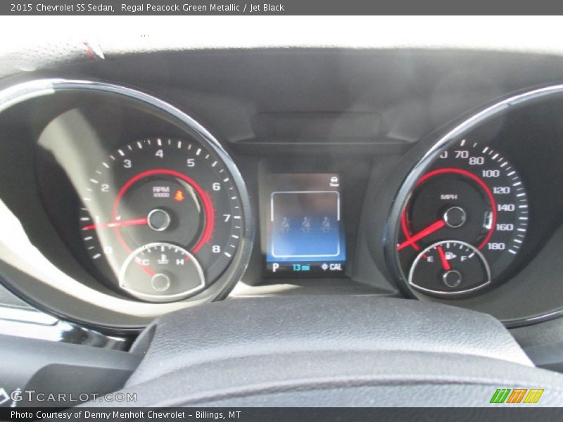 Regal Peacock Green Metallic / Jet Black 2015 Chevrolet SS Sedan