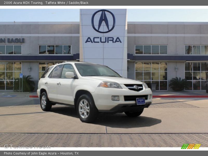 Taffeta White / Saddle/Black 2006 Acura MDX Touring