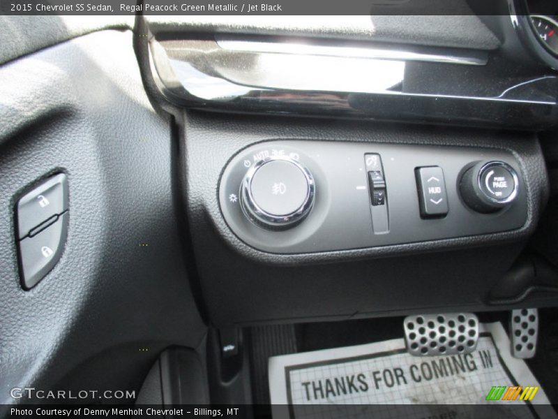 Controls of 2015 SS Sedan