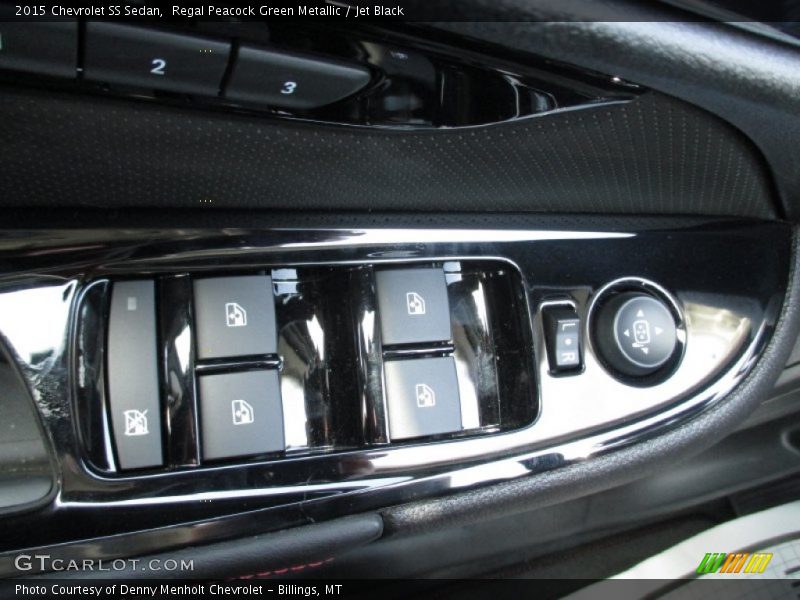 Regal Peacock Green Metallic / Jet Black 2015 Chevrolet SS Sedan