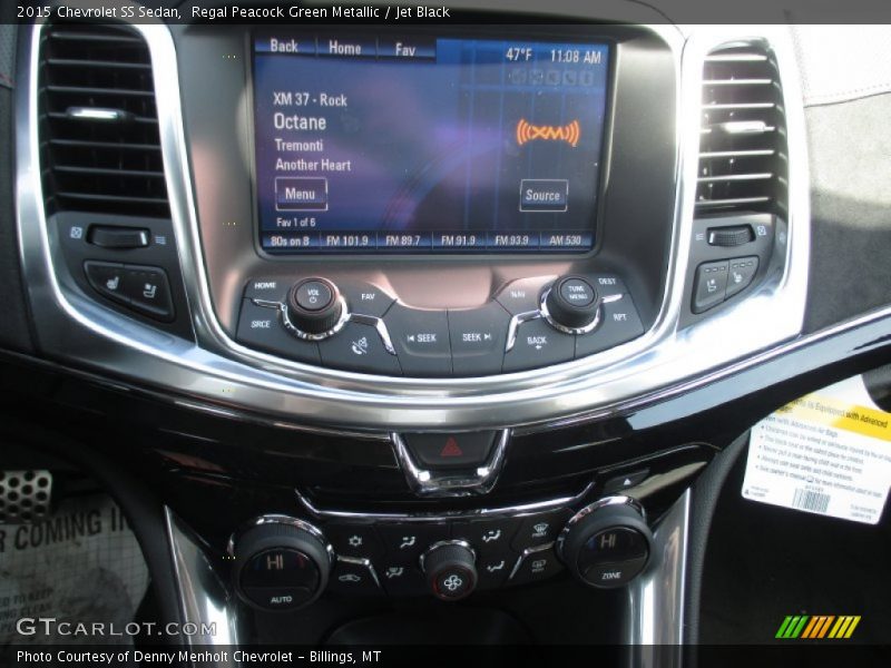 Regal Peacock Green Metallic / Jet Black 2015 Chevrolet SS Sedan