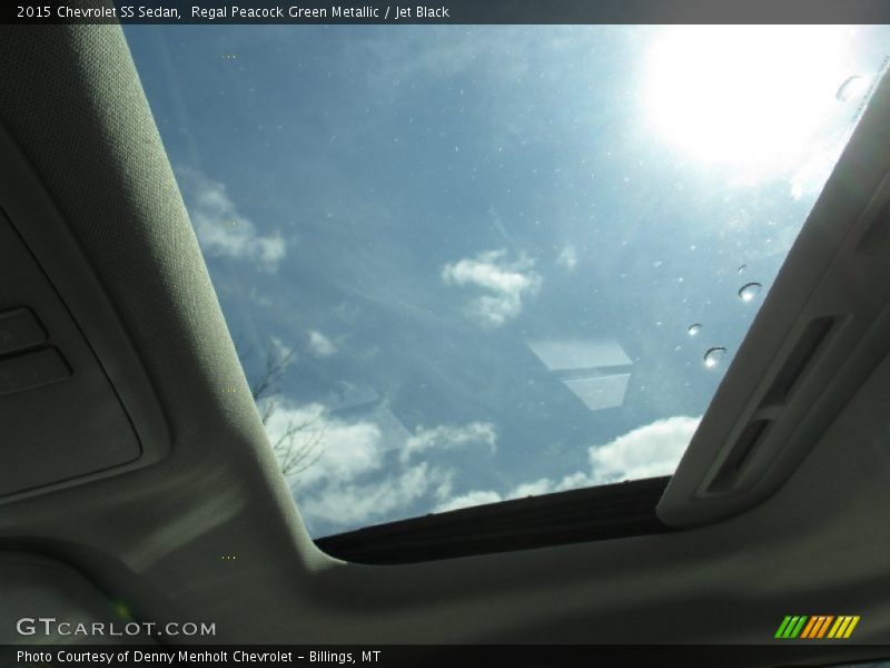 Regal Peacock Green Metallic / Jet Black 2015 Chevrolet SS Sedan