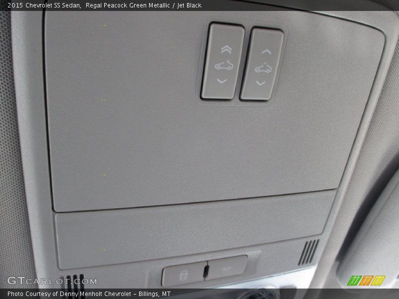 Regal Peacock Green Metallic / Jet Black 2015 Chevrolet SS Sedan