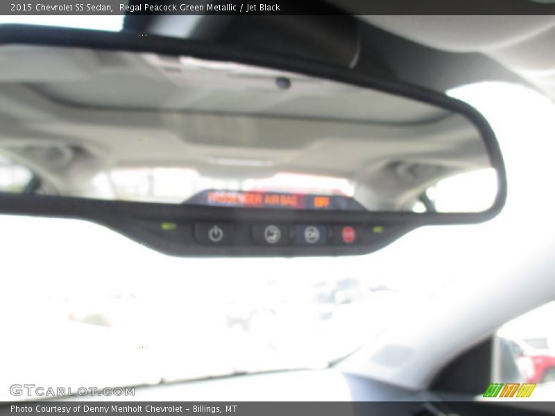 Regal Peacock Green Metallic / Jet Black 2015 Chevrolet SS Sedan