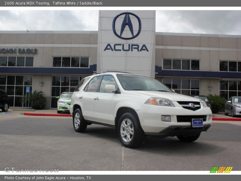 Taffeta White / Saddle/Black 2006 Acura MDX Touring