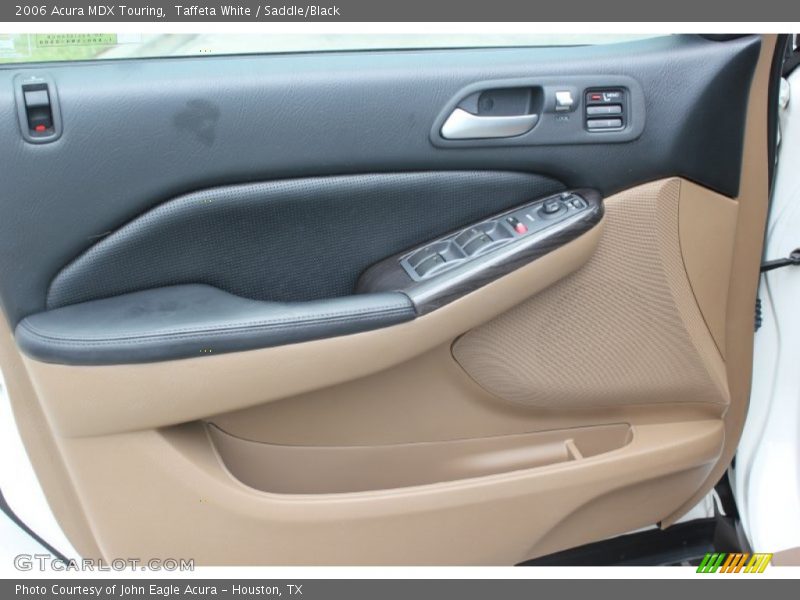 Taffeta White / Saddle/Black 2006 Acura MDX Touring