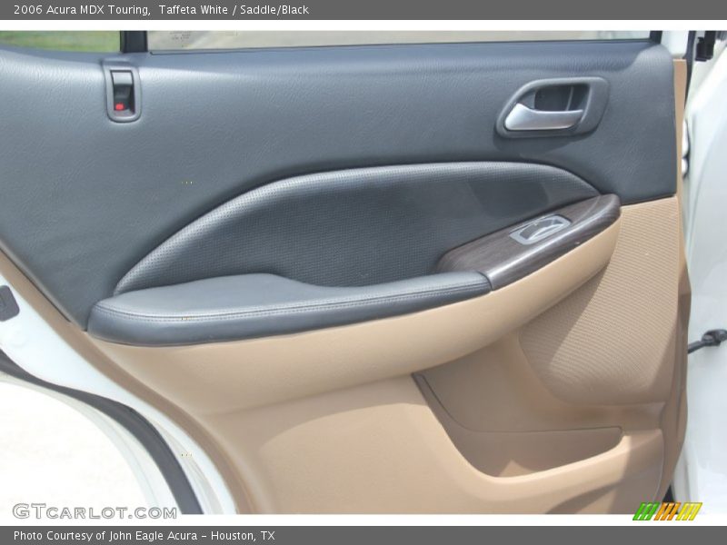 Taffeta White / Saddle/Black 2006 Acura MDX Touring