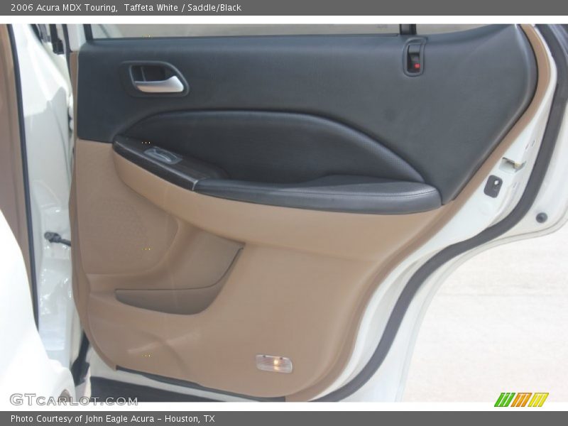 Taffeta White / Saddle/Black 2006 Acura MDX Touring