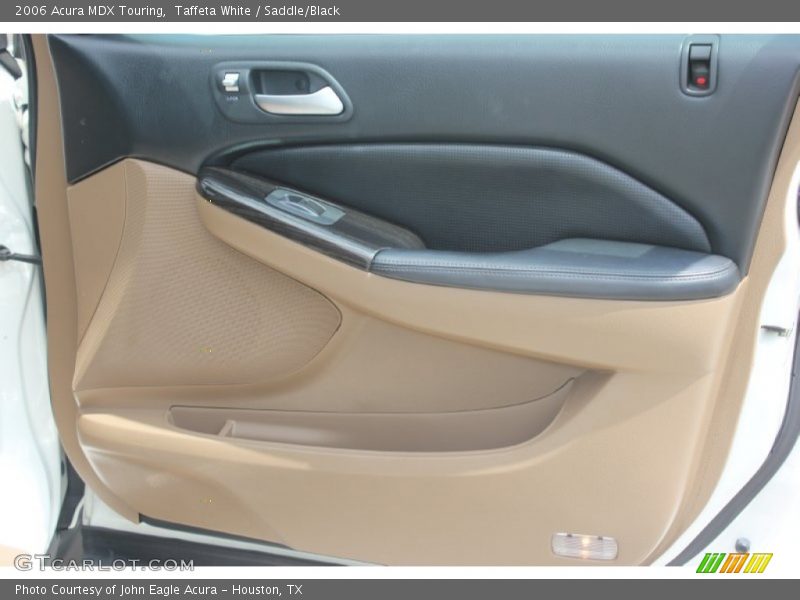 Taffeta White / Saddle/Black 2006 Acura MDX Touring