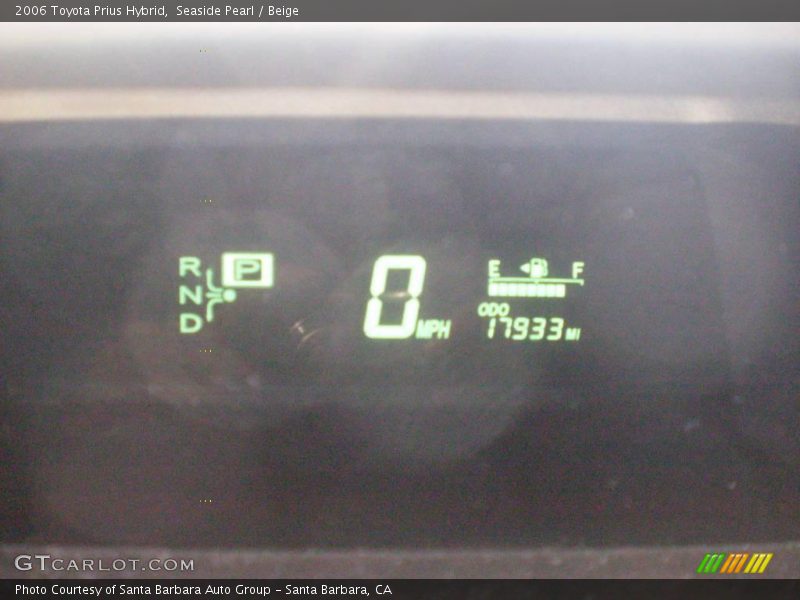 Seaside Pearl / Beige 2006 Toyota Prius Hybrid