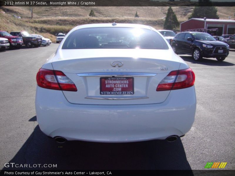 Moonlight White / Graphite 2012 Infiniti M 37 Sedan