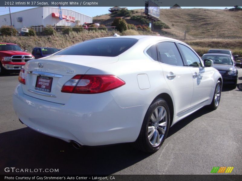 Moonlight White / Graphite 2012 Infiniti M 37 Sedan