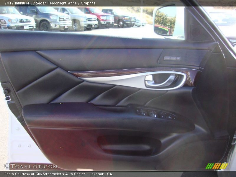 Moonlight White / Graphite 2012 Infiniti M 37 Sedan