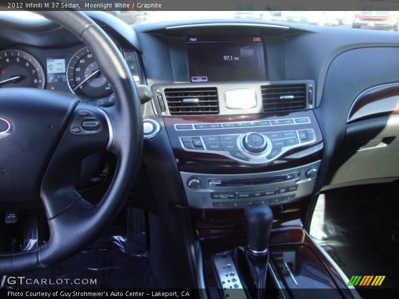 Moonlight White / Graphite 2012 Infiniti M 37 Sedan