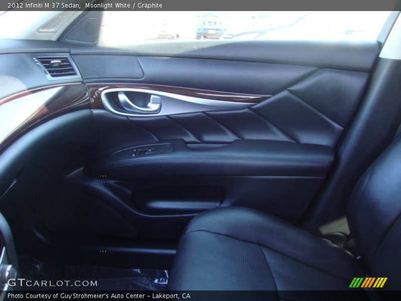 Moonlight White / Graphite 2012 Infiniti M 37 Sedan