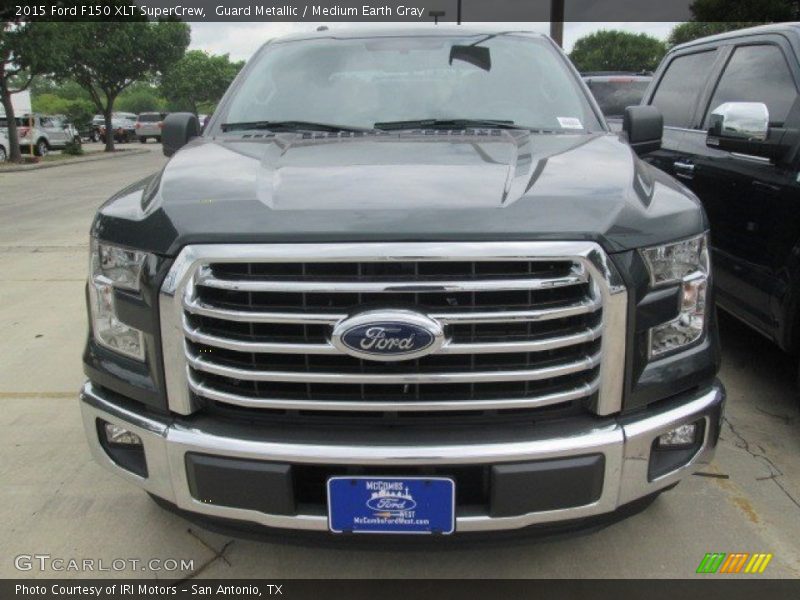 Guard Metallic / Medium Earth Gray 2015 Ford F150 XLT SuperCrew