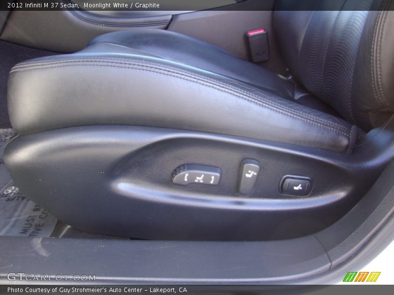 Moonlight White / Graphite 2012 Infiniti M 37 Sedan