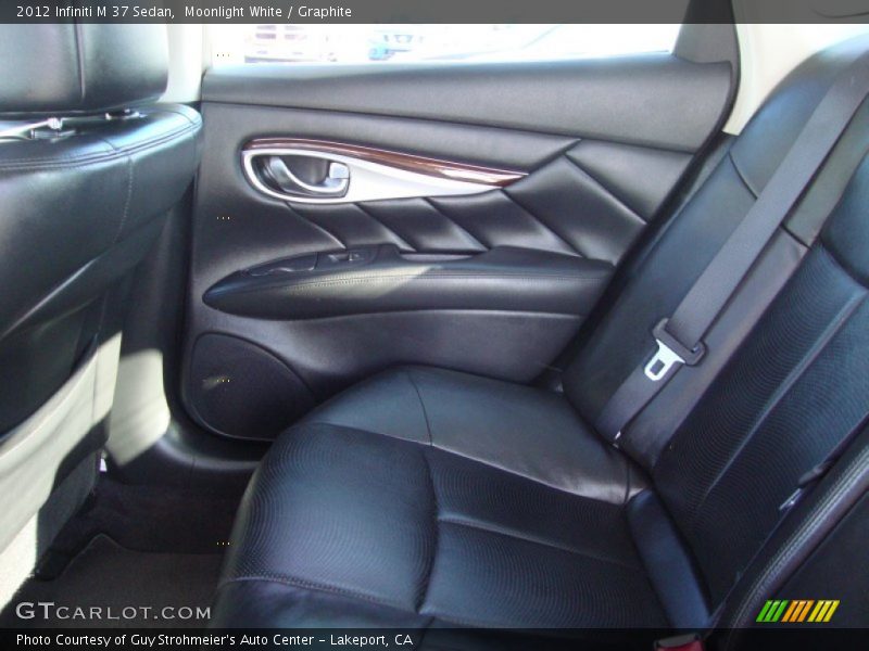 Moonlight White / Graphite 2012 Infiniti M 37 Sedan