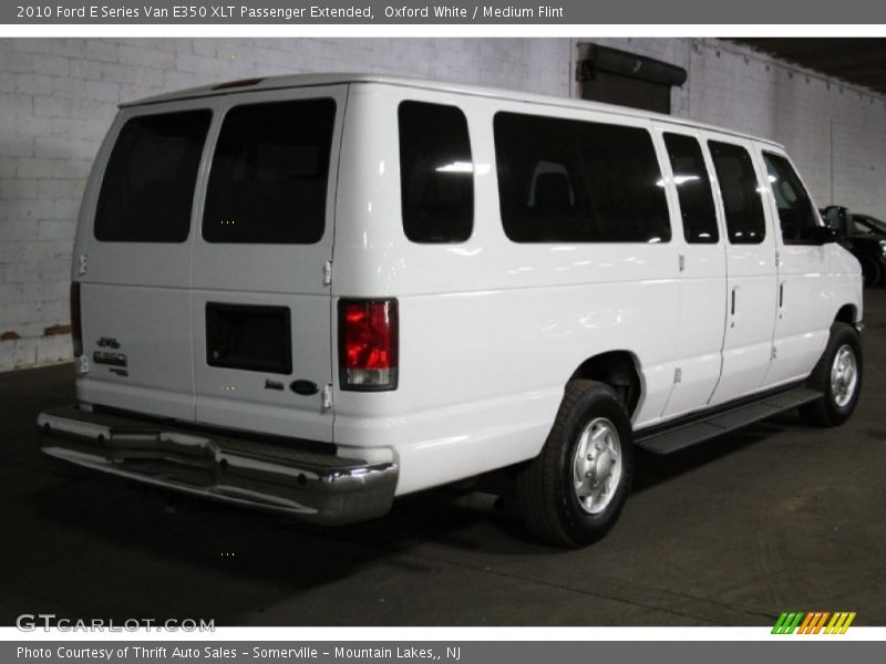 Oxford White / Medium Flint 2010 Ford E Series Van E350 XLT Passenger Extended