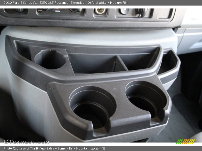 Oxford White / Medium Flint 2010 Ford E Series Van E350 XLT Passenger Extended