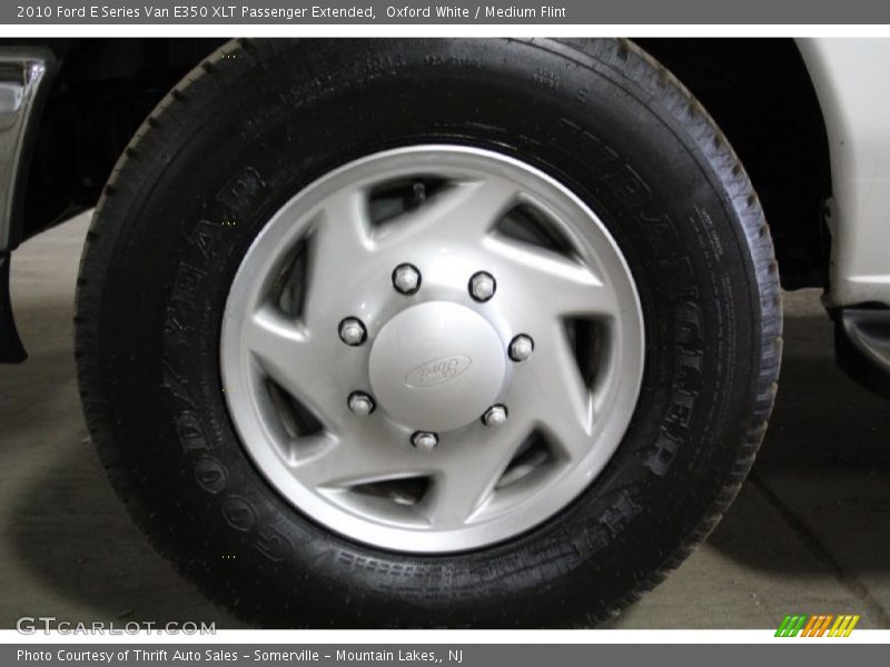 Oxford White / Medium Flint 2010 Ford E Series Van E350 XLT Passenger Extended