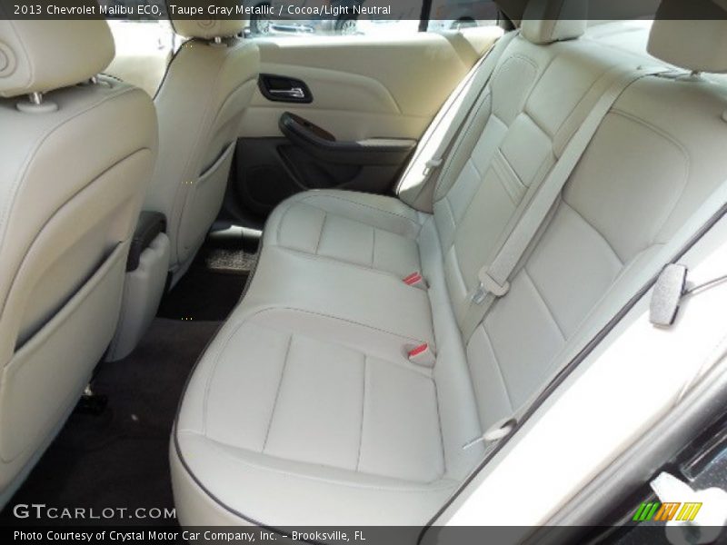 Taupe Gray Metallic / Cocoa/Light Neutral 2013 Chevrolet Malibu ECO
