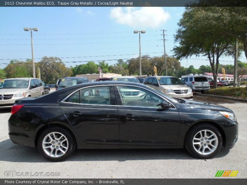 Taupe Gray Metallic / Cocoa/Light Neutral 2013 Chevrolet Malibu ECO