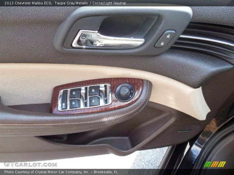 Taupe Gray Metallic / Cocoa/Light Neutral 2013 Chevrolet Malibu ECO