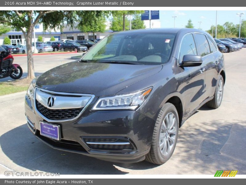 Graphite Luster Metallic / Ebony 2016 Acura MDX SH-AWD Technology