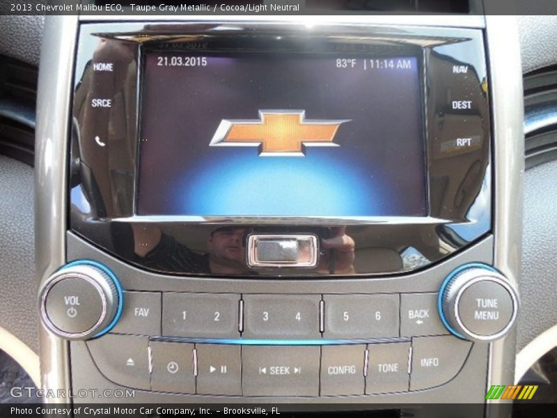Taupe Gray Metallic / Cocoa/Light Neutral 2013 Chevrolet Malibu ECO