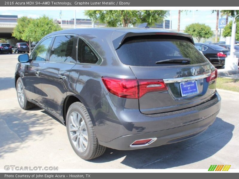 Graphite Luster Metallic / Ebony 2016 Acura MDX SH-AWD Technology
