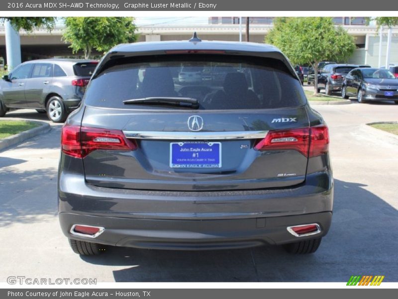 Graphite Luster Metallic / Ebony 2016 Acura MDX SH-AWD Technology