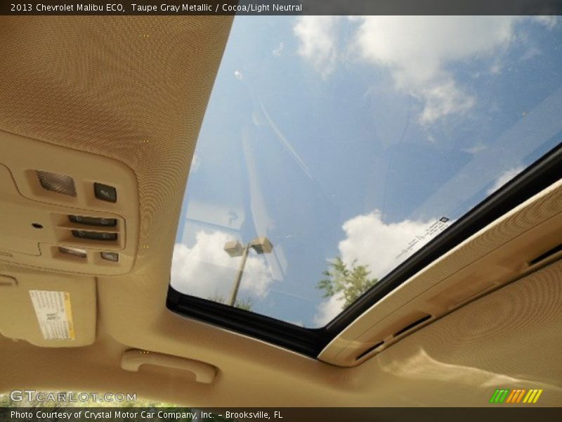Taupe Gray Metallic / Cocoa/Light Neutral 2013 Chevrolet Malibu ECO