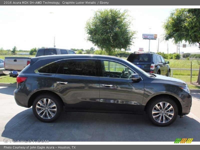 Graphite Luster Metallic / Ebony 2016 Acura MDX SH-AWD Technology