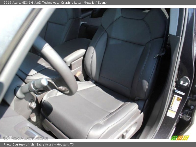 Graphite Luster Metallic / Ebony 2016 Acura MDX SH-AWD Technology