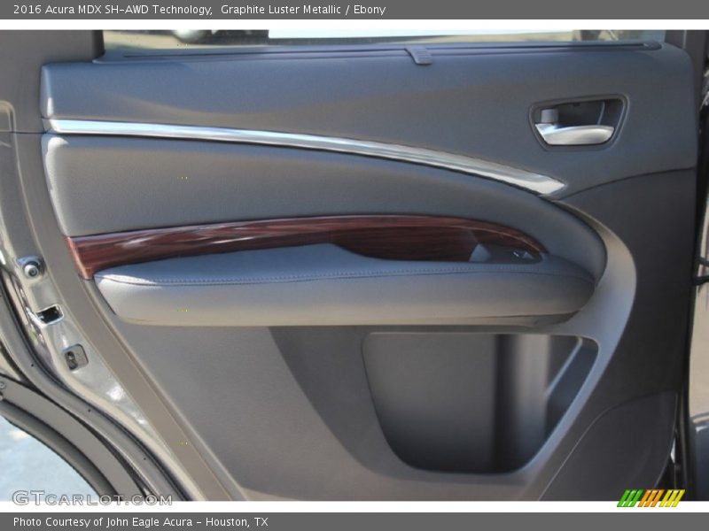 Graphite Luster Metallic / Ebony 2016 Acura MDX SH-AWD Technology
