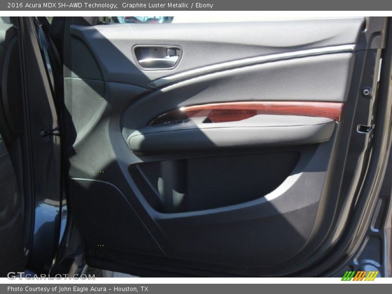 Graphite Luster Metallic / Ebony 2016 Acura MDX SH-AWD Technology