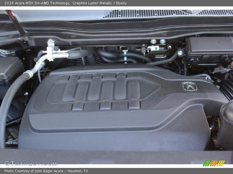 Graphite Luster Metallic / Ebony 2016 Acura MDX SH-AWD Technology
