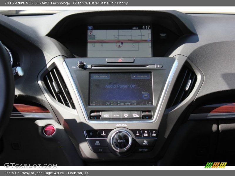 Graphite Luster Metallic / Ebony 2016 Acura MDX SH-AWD Technology